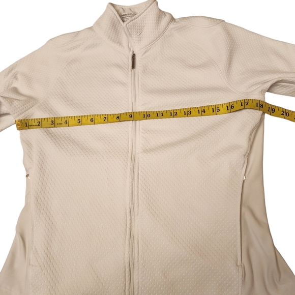 Nike Golf Women's Tour Performance White Zip Up Jacket - Picture 7 of 13